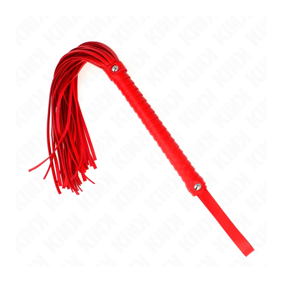 KINK - CHICOTE COM CABO TEXTURADO VERMELHO 48,5 CM